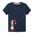 thumbnail image 1 of Instant Message - Rocket -Toddler And Youth Short Sleeve T-Shirt, 1 of 5