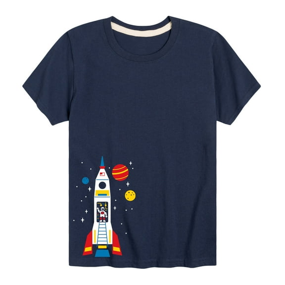 Instant Message - Rocket -Toddler And Youth Short Sleeve T-Shirt