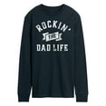 thumbnail image 1 of Instant Message - Rockin Dad Life - Father's Day Gift - Men's Long Sleeve T-Shirt, 1 of 6