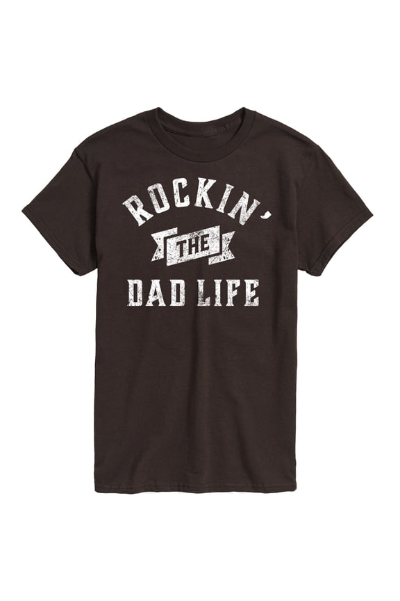 - Rockin Dad Life Short Sleeve Graphic T-Shirt