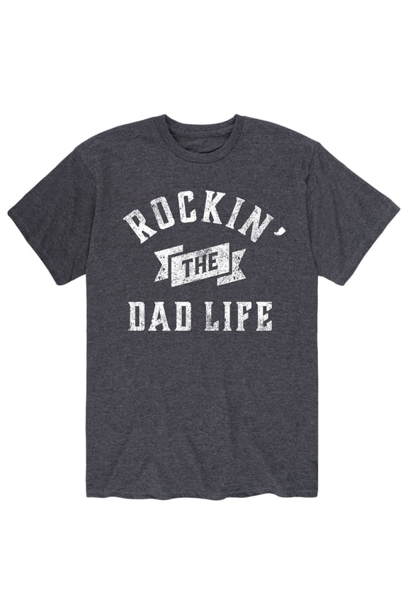 - Rockin Dad Life Short Sleeve Graphic T-Shirt