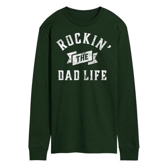 Instant Message - Rockin Dad Life - Men's Long Sleeve T-Shirt
