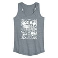 thumbnail image 1 of Instant Message - Rockin In The USA - Women's Racerback Tank Top, 1 of 6