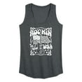 thumbnail image 1 of Instant Message - Rockin In The USA - Women's Racerback Tank Top, 1 of 6