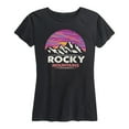 thumbnail image 1 of Instant Message - Rocky Mountains - Women's and Women's Plus Short Sleeve Graphic T-Shirt, 1 of 5