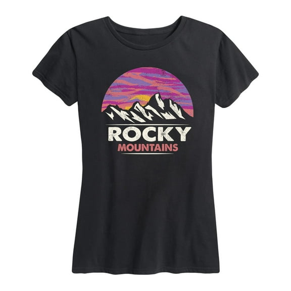 Instant Message - Rocky Mountains - Women's and Women's Plus Short Sleeve Graphic T-Shirt