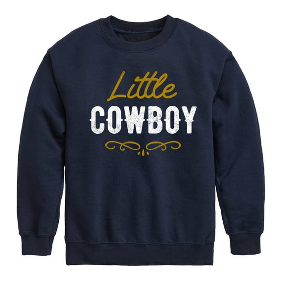 Instant Message - Rodeo Little Cowboy - Toddler & Youth Crewneck Fleece Sweatshirt