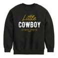 thumbnail image 1 of Instant Message - Rodeo Little Cowboy - Toddler & Youth Crewneck Fleece Sweatshirt, 1 of 6