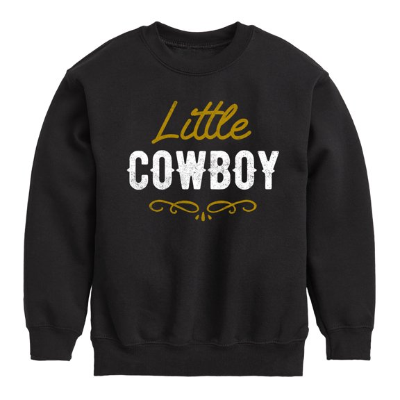 Instant Message - Rodeo Little Cowboy - Toddler & Youth Crewneck Fleece Sweatshirt