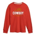 thumbnail image 1 of Instant Message - Rodeo Little Cowboy - Toddler & Youth Long Sleeve Graphic T-Shirt, 1 of 6