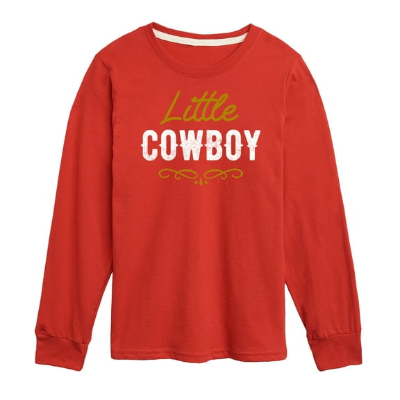 Instant Message - Rodeo Little Cowboy - Toddler & Youth Long Sleeve Graphic T-Shirt