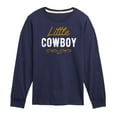 thumbnail image 1 of Instant Message - Rodeo Little Cowboy - Toddler & Youth Long Sleeve Graphic T-Shirt, 1 of 6