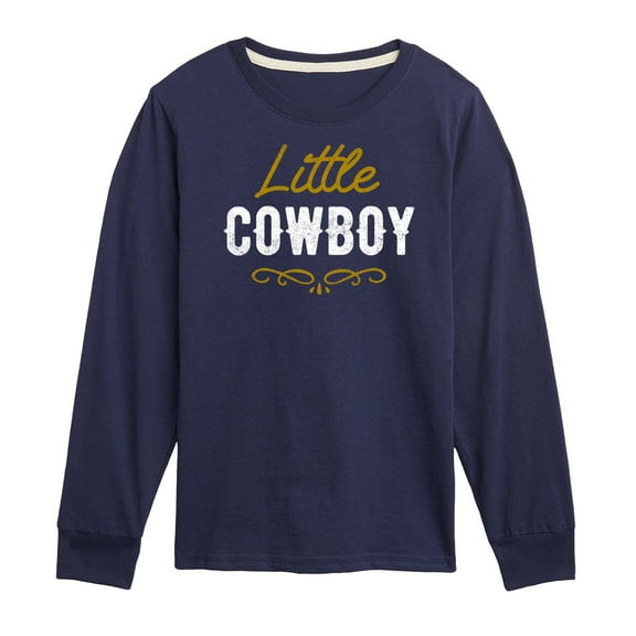 Instant Message - Rodeo Little Cowboy - Toddler & Youth Long Sleeve Graphic T-Shirt