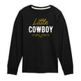 thumbnail image 1 of Instant Message - Rodeo Little Cowboy - Toddler & Youth Long Sleeve Graphic T-Shirt, 1 of 6