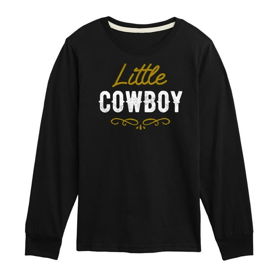Instant Message - Rodeo Little Cowboy - Toddler & Youth Long Sleeve Graphic T-Shirt