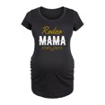 thumbnail image 1 of Instant Message - Rodeo Mama - Women's Maternity Scoop Neck Graphic T-Shirt, 1 of 5