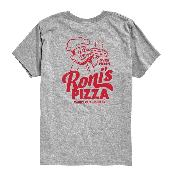 Instant Message - Ronis Pizza - Youth Short Sleeve Graphic T-Shirt