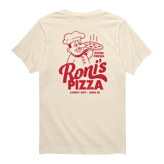 Instant Message - Ronis Pizza - Youth Short Sleeve Graphic T-Shirt