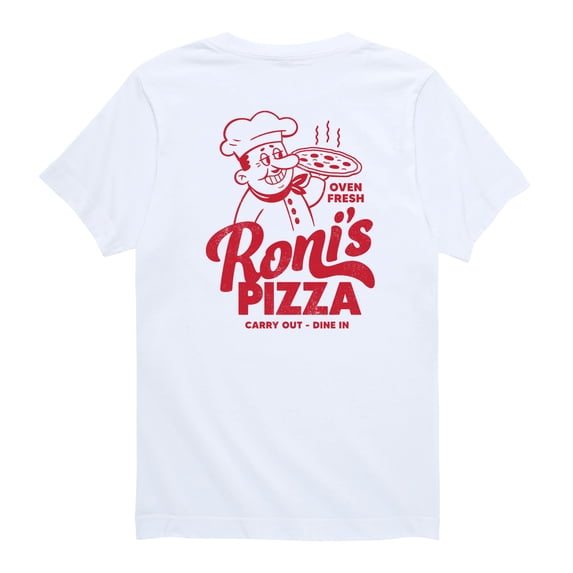 Instant Message - Ronis Pizza - Youth Short Sleeve Graphic T-Shirt