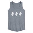 thumbnail image 1 of Instant Message - Row Of 3 Lightning Bolts - Women's Racerback Tank Top, 1 of 6