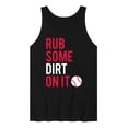 thumbnail image 1 of Instant Message - Rub Some Dirt On It - Men's Jersey Tank Top, 1 of 6