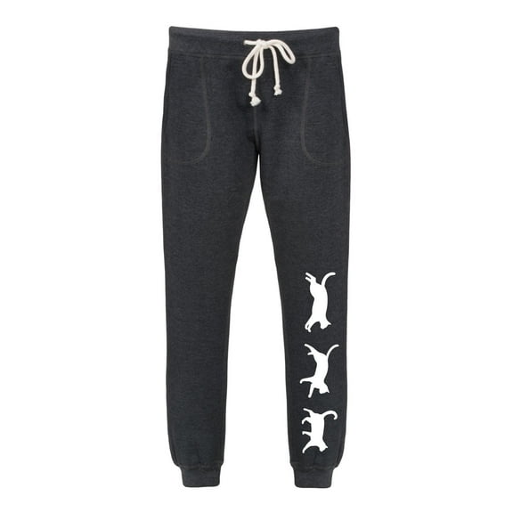 Instant Message - Running Cats - Women's French Terry Jogger Pant