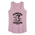 thumbnail image 1 of Instant Message - Running From My Problems - Women's Racerback Tank Top, 1 of 5