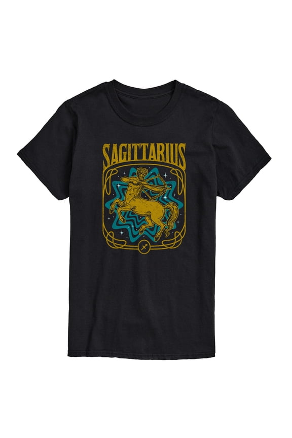 - Sagittarius Zodiac - Men's Short Sleeve Graphic T-Shirt