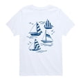 thumbnail image 1 of Instant Message - Sailboat One Color - Youth Boys Short Sleeve Graphic T-Shirt, 1 of 5