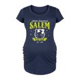 thumbnail image 1 of Instant Message - Salem Charm School - Women's Maternity Scoop Neck Graphic T-Shirt, 1 of 5
