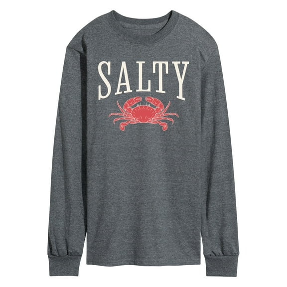 Instant Message - Salty Crab - Men's Long Sleeve Graphic T-Shirt