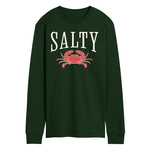Instant Message - Salty Crab - Men's Long Sleeve Graphic T-Shirt