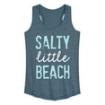 thumbnail image 1 of Instant Message - Salty Little Beach - Women's Racerback Tank, 1 of 5