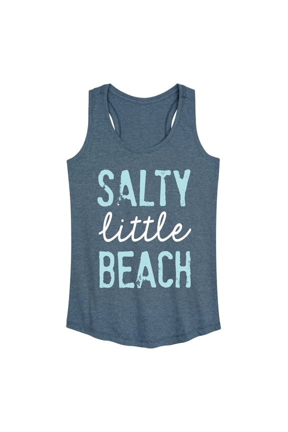 - Salty Little Beach - Women's Racerback Tank