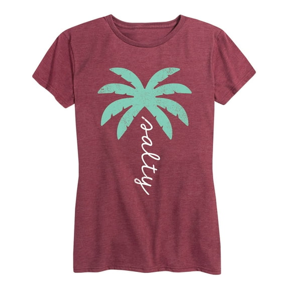 Instant Message - Salty Palm Tree - Women's Short Sleeve Graphic T-shirt