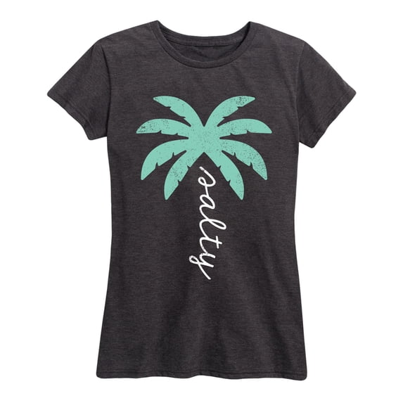Instant Message - Salty Palm Tree - Women's Short Sleeve Graphic T-shirt