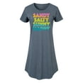 thumbnail image 1 of Instant Message - Sandy Salty Sunny Happy  - Women's Any Way Dress, 1 of 6