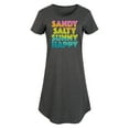 thumbnail image 1 of Instant Message - Sandy Salty Sunny Happy  - Women's Any Way Dress, 1 of 6