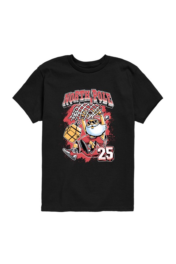 - Santa Dunk Short Sleeve Graphic T-Shirt