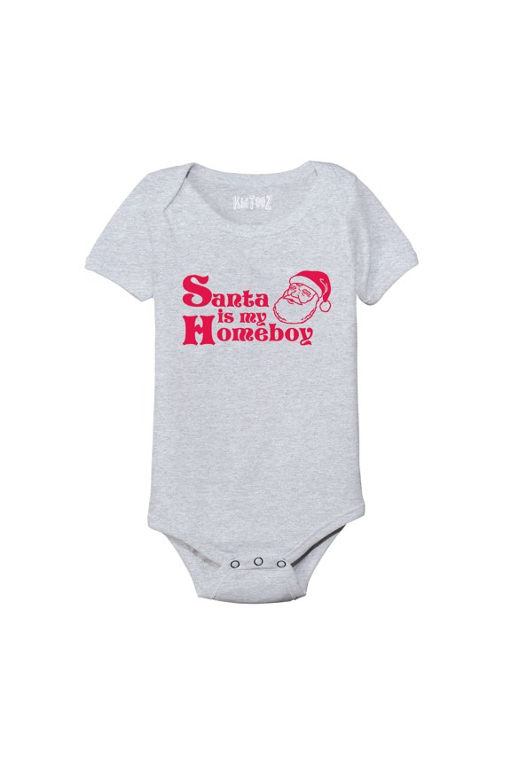 - Santa Is My Homeboy - Infant Baby One Piece