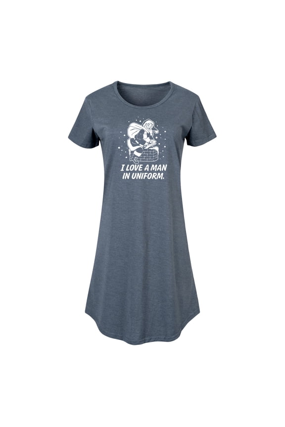 - Santa Man In Uniform Christmas - Women's Any Way Dress