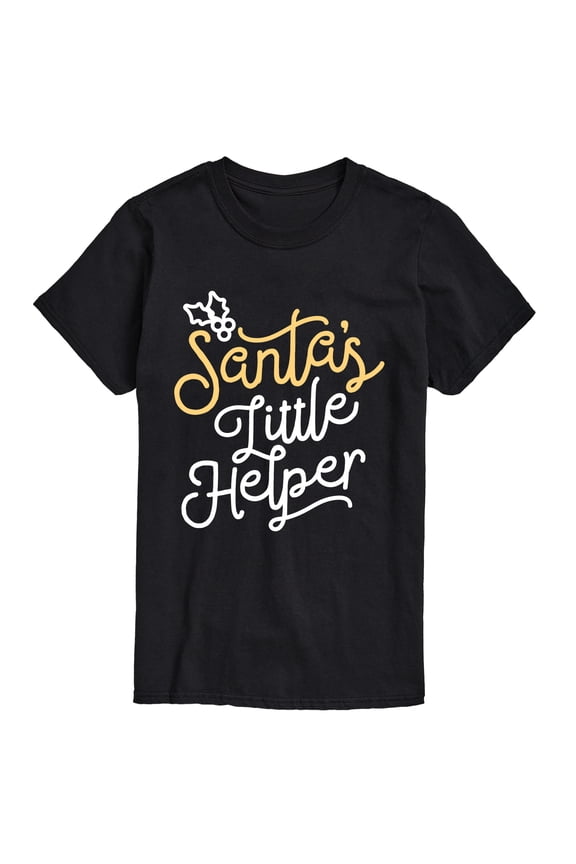- Santa's Little Helper - Men's Short Sleeve Graphic T-Shirt