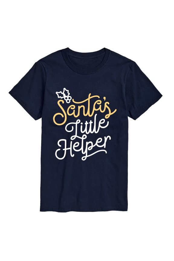 - Santa's Little Helper Short Sleeve Graphic T-Shirt