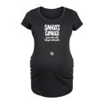 thumbnail image 1 of Instant Message - Santas Cookies - Maternity Scoop Neck Tee, 1 of 5