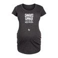 thumbnail image 1 of Instant Message - Santas Cookies - Maternity Scoop Neck Tee, 1 of 5