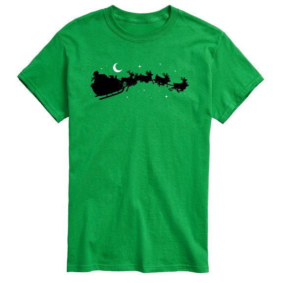 Instant Message - Santas Sleigh - Men's Short Sleeve Graphic T-Shirt