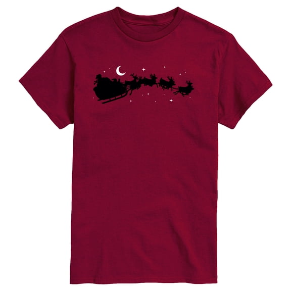 Instant Message - Santas Sleigh - Men's Short Sleeve Graphic T-Shirt
