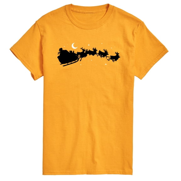 Instant Message - Santas Sleigh - Men's Short Sleeve Graphic T-Shirt