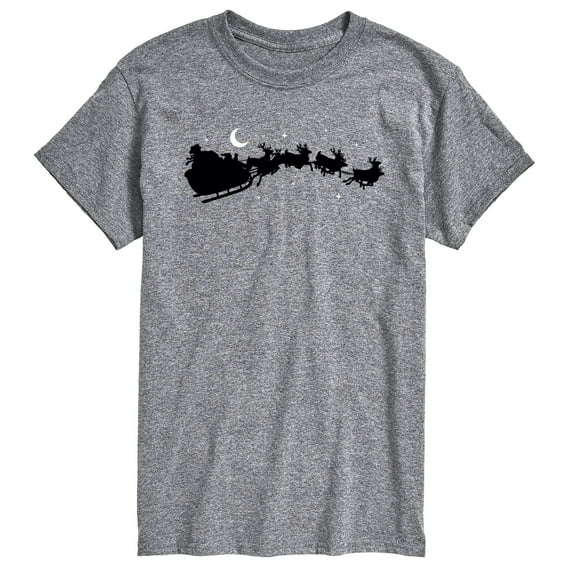 Instant Message - Santas Sleigh - Men's Short Sleeve Graphic T-Shirt