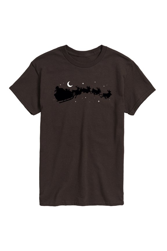 - Santas Sleigh Short Sleeve Graphic T-Shirt